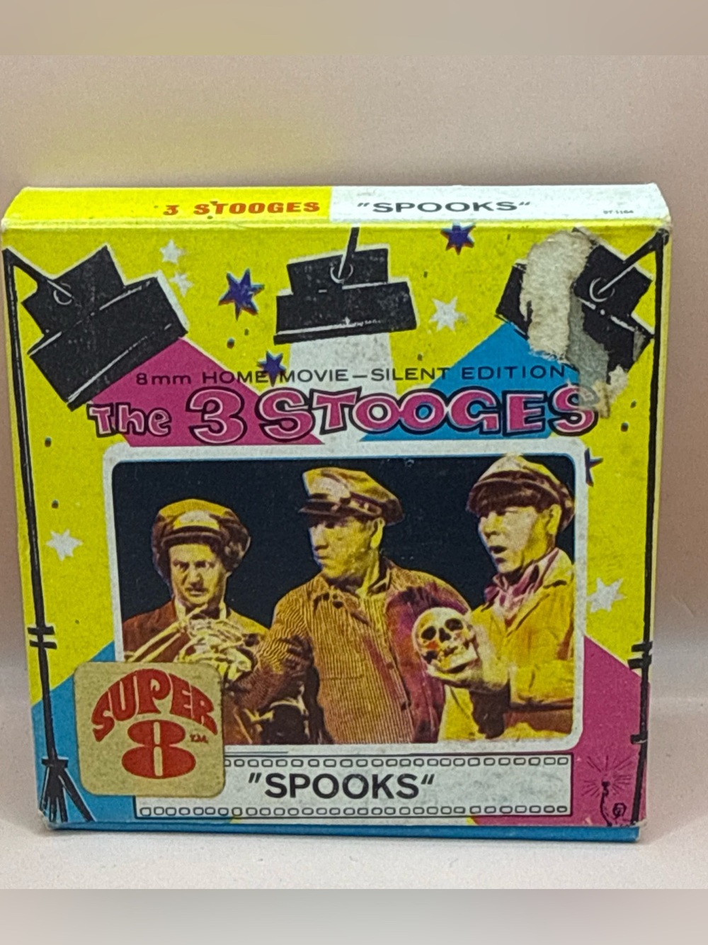SUPER 8 The 3 Stooges in SPOOKS Silent Edition 8mm Columbia Pictures Home Movie